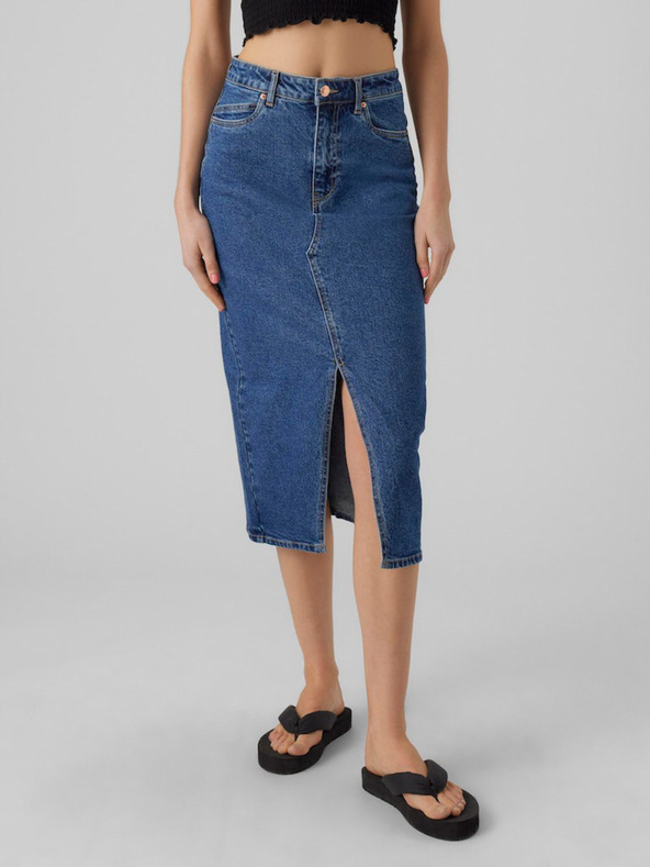 Vero Moda Veri Fustă Albastru