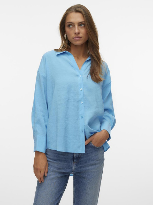 Vero Moda Queeny Bluză Albastru