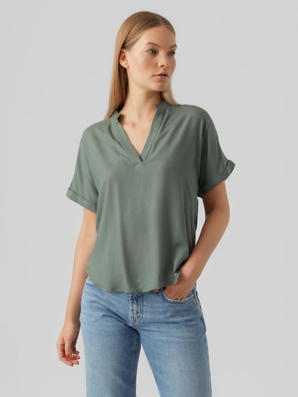 Vero Moda Bluză verde Vero Moda Beauty