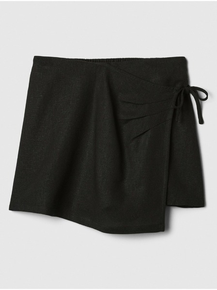 GAP Fustă cu șort de in pentru copii GAP