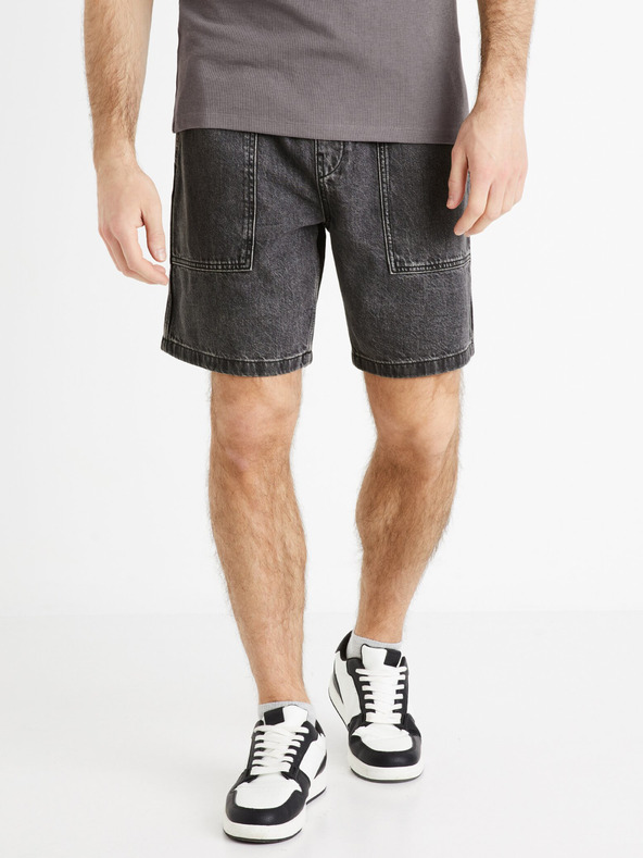 Celio Domalobm4 Pantaloni scurți Negru