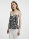 Orsay Top negru cu model pentru femei ORSAY