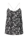 Orsay Top negru cu model pentru femei ORSAY