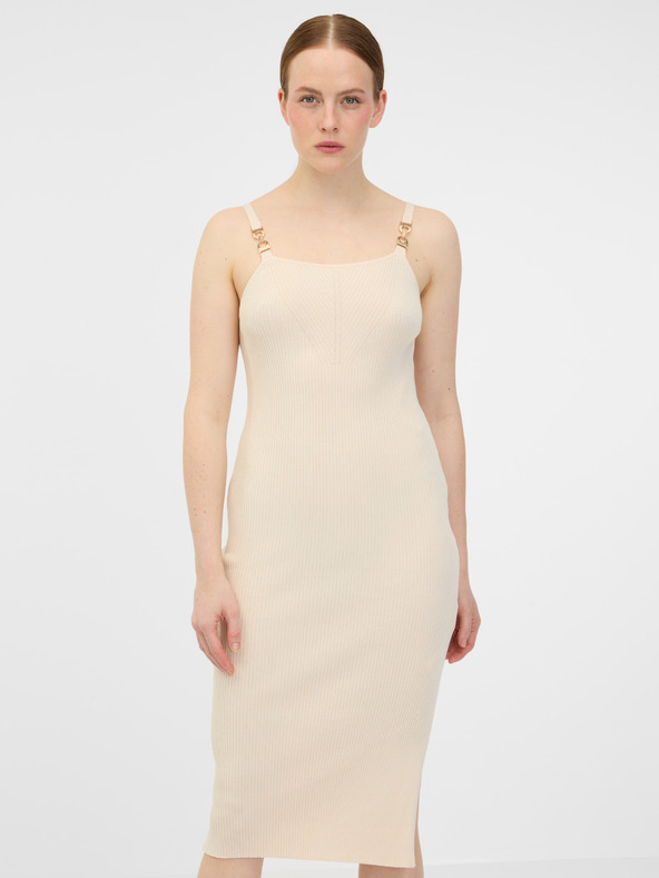 Orsay Rochie midi de dama bej ORSAY