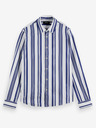 Scotch & Soda Cămașă în dungi albastră și albă Scotch & Soda pentru bărbați