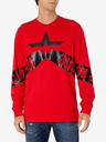 Diesel Tricou imprimat Diesel T-Just-Ls-Star roșu pentru bărbați