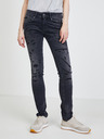 Pepe Jeans Blugi slim fit gri închis pentru femei Pepe Jeans