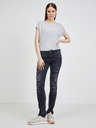 Pepe Jeans Blugi slim fit gri închis pentru femei Pepe Jeans