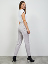 ZOOT.lab Pantaloni de damă gri deschis cu curea ZOOT.lab Matylda