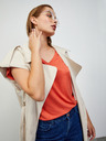 ZOOT.lab Tricou basic cu dungi pentru femei Coral ZOOT.lab Adriana 2