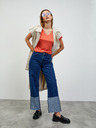 ZOOT.lab Tricou basic cu dungi pentru femei Coral ZOOT.lab Adriana 2