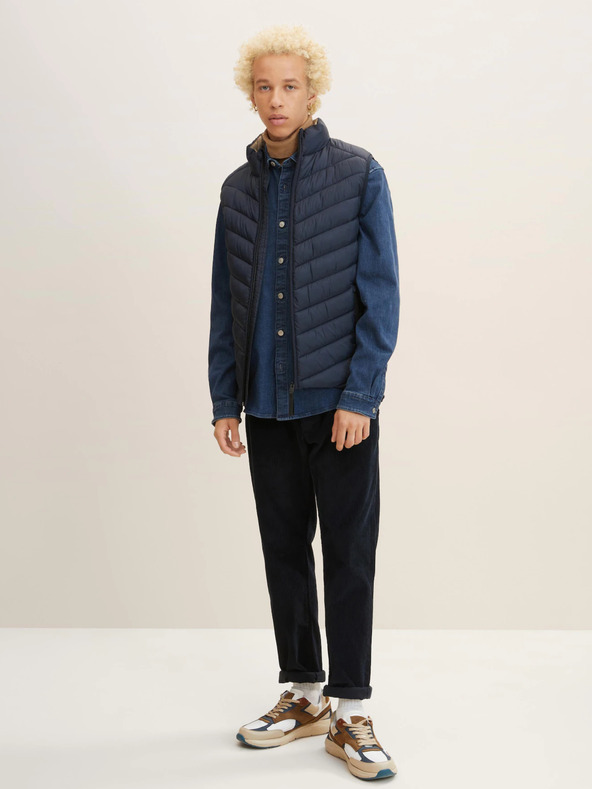 Tom Tailor Denim Cămașă Tom Tailor Denim albastră pentru bărbați