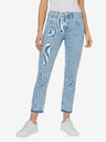 Pepe Jeans Blugi cropped slim fit albastru deschis pentru femei Pepe Jeans Violet
