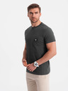 Ombre Clothing Tricou de agrement pentru bărbați cu buzunar Ombre Clothing Verde