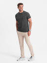 Ombre Clothing Tricou de agrement pentru bărbați cu buzunar Ombre Clothing Verde