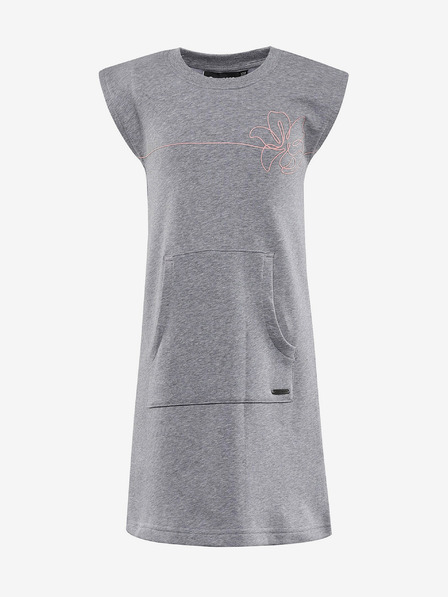 ALPINE PRO Rochie gri pentru fete Alpine Pro HUDERO