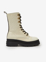 Scotch & Soda Cremă Scotch & Soda Aubri Mid Boot Off Wht Croco din piele pentru femei
