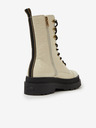 Scotch & Soda Cremă Scotch & Soda Aubri Mid Boot Off Wht Croco din piele pentru femei