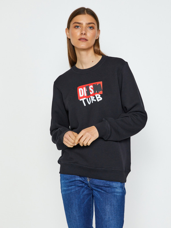 Diesel Hanorac negru Diesel Angs pentru femei