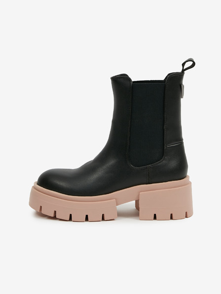 Guess Pantofi chelsea negri cu platformă pentru femei Guess Charlotte
