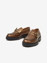 Scotch & Soda Mocasini din piele pentru femei Scotch & Soda Emma aurii