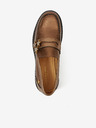 Scotch & Soda Mocasini din piele pentru femei Scotch & Soda Emma aurii