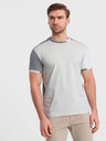 Ombre Clothing Tricou bărbătesc gri Ombre Clothing