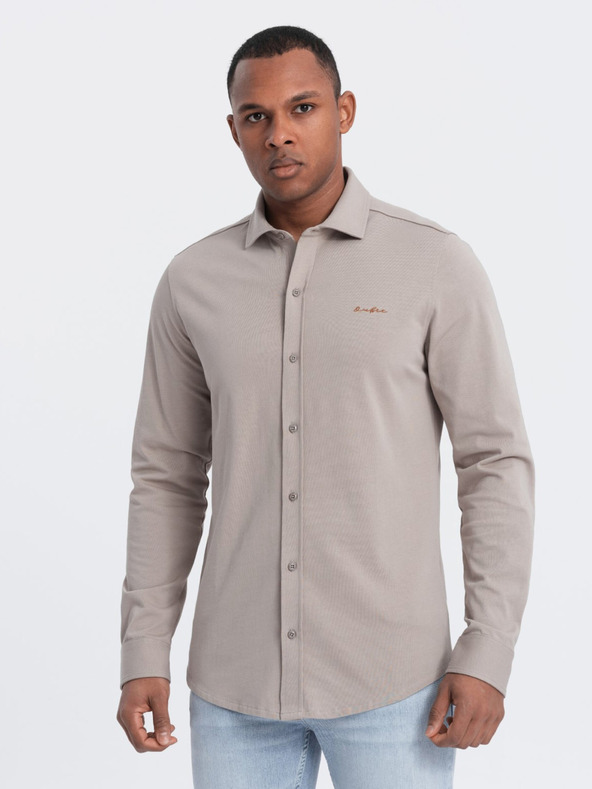 Ombre Clothing Cămașă Gri