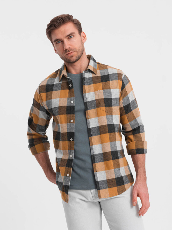 Ombre Clothing Cămașă Galben