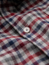 Ombre Clothing Cămașă bărbătească din flanel în carouri albastru și roșu Ombre Clothing