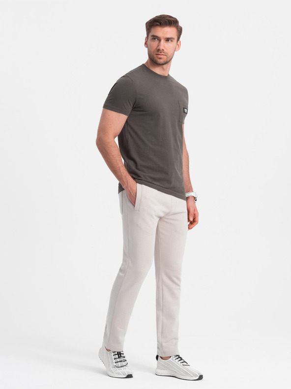 Ombre Clothing Pantaloni de trening Bej