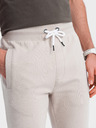 Ombre Clothing Pantaloni de trening bej pentru bărbați Ombre Clothing