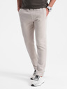 Ombre Clothing Pantaloni de trening bej pentru bărbați Ombre Clothing