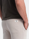 Ombre Clothing Pantaloni de trening bej pentru bărbați Ombre Clothing