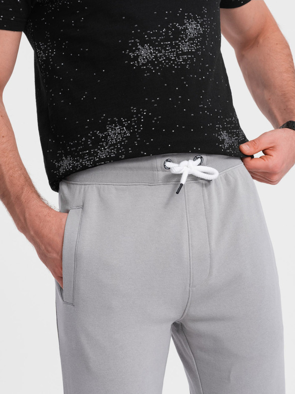 Ombre Clothing Pantaloni de trening bărbați Ombre Clothing gri