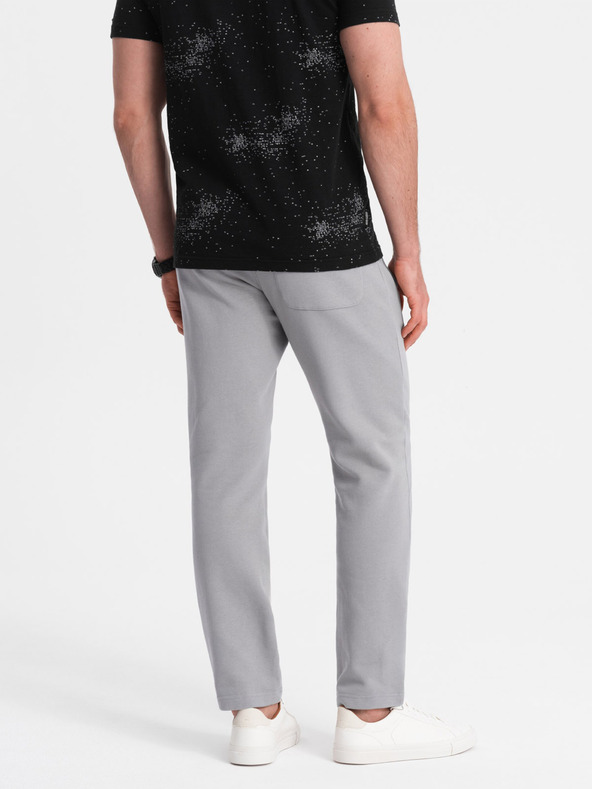 Ombre Clothing Pantaloni de trening bărbați Ombre Clothing gri