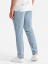 Ombre Clothing Pantaloni de trening pentru bărbați albastru deschis Ombre Clothing