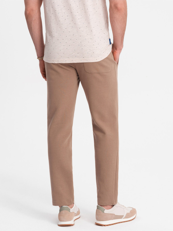 Ombre Clothing Pantaloni cargo maro pentru bărbați Ombre Clothing