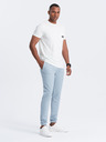 Ombre Clothing Pantaloni de trening pentru bărbați albastru deschis Ombre Clothing