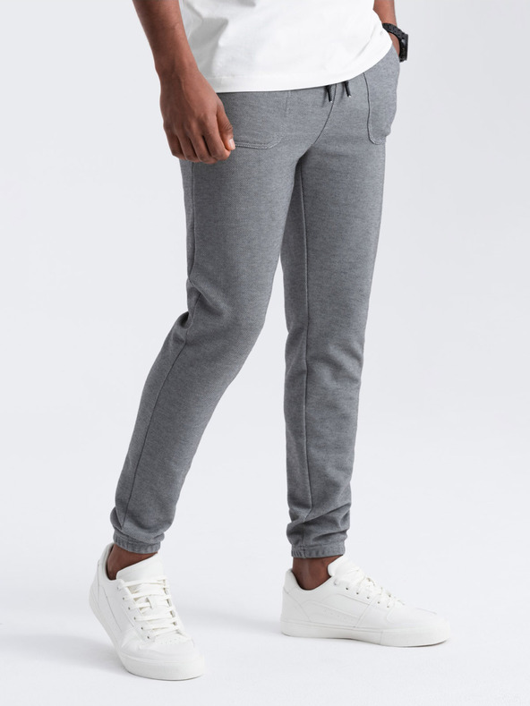 Ombre Clothing Pantaloni de trening Gri