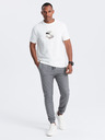 Ombre Clothing Pantaloni de trening bărbați Ombre Clothing gri