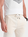 Ombre Clothing Pantaloni de trening pentru bărbați crem Îmbrăcăminte Ombre