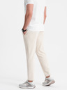 Ombre Clothing Pantaloni de trening pentru bărbați crem Îmbrăcăminte Ombre