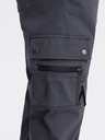 Ombre Clothing Pantaloni jogger cargo gri închis pentru bărbați Ombre Clothing