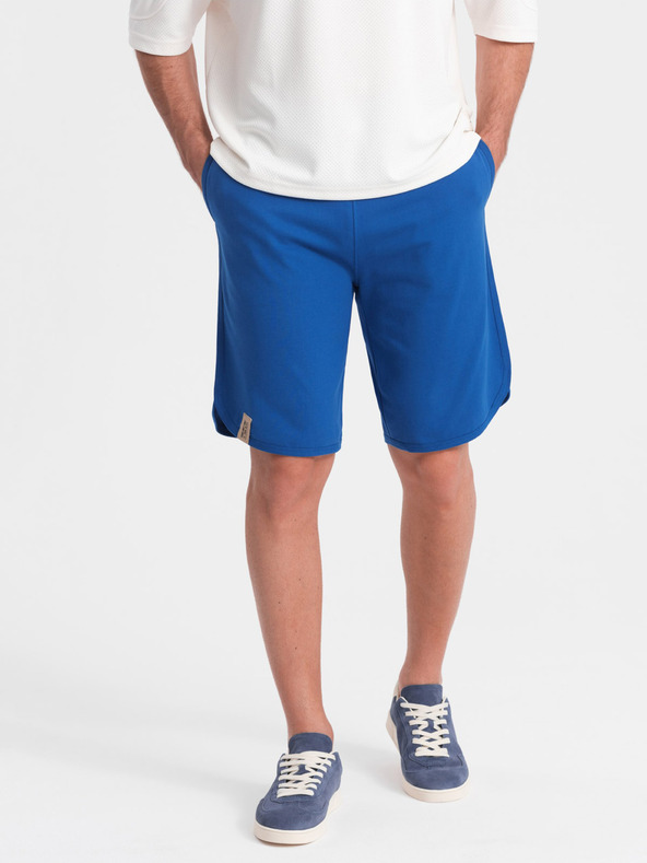 Ombre Clothing Pantaloni scurți de trening pentru bărbați albaștri Ombre Clothing