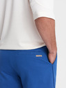 Ombre Clothing Pantaloni scurți de trening pentru bărbați albaștri Ombre Clothing