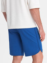 Ombre Clothing Pantaloni scurți de trening pentru bărbați albaștri Ombre Clothing