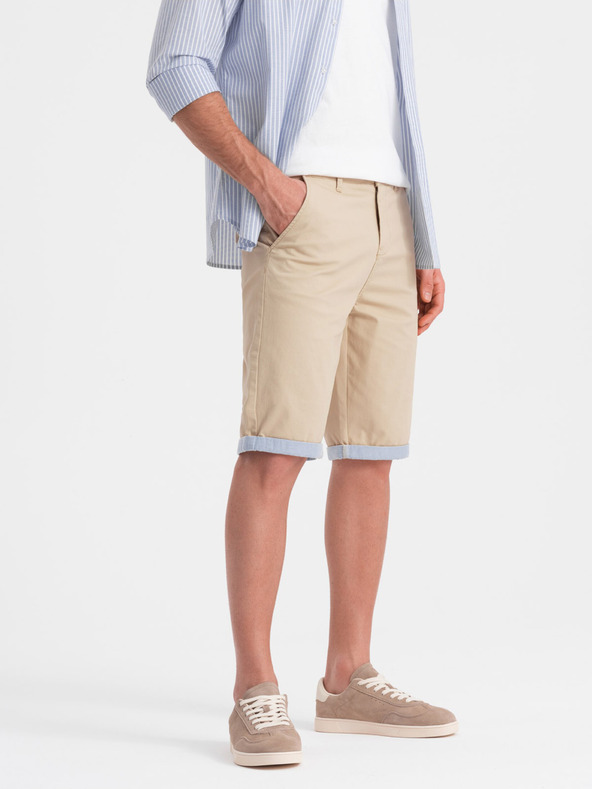 Ombre Clothing Pantaloni scurți Bej
