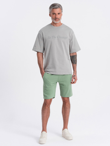 Ombre Clothing Pantaloni de trening verzi pentru bărbați, îmbrăcăminte Ombre