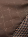 Ombre Clothing Blazer bărbătesc maro cu carouri fine Ombre Clothing